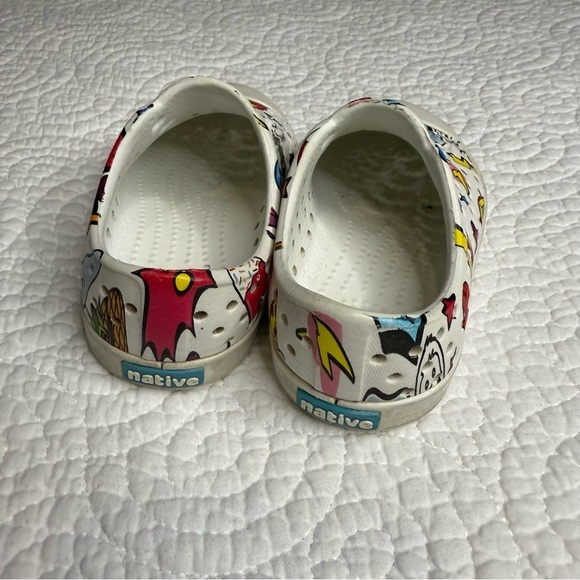 Native Shoes White Water Shoes with Playful Design - Picture 5 of 10